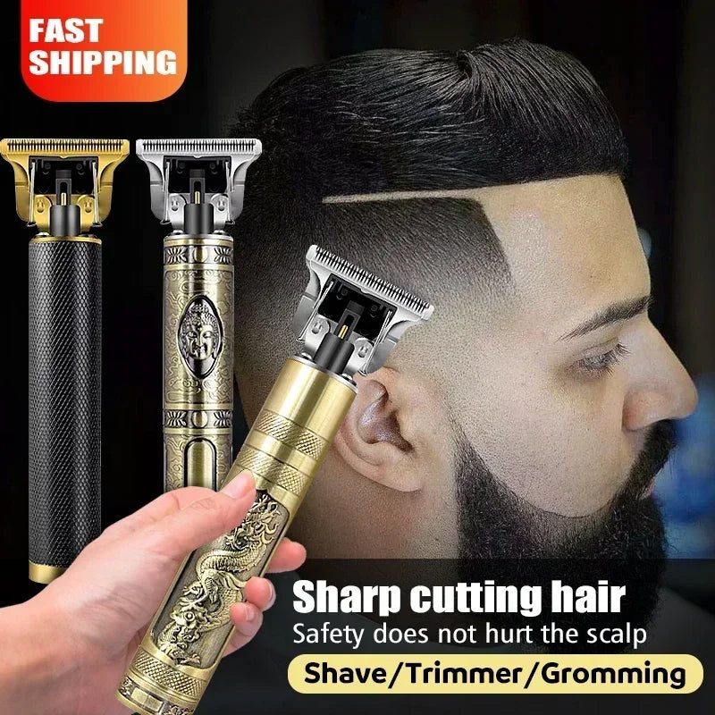 Barber trimmers Aparadores de barbeiro máquina de cortar cabelo elétrica aparador de cabelo sem fio masculino barbeiro máquina de cortar cabelo.