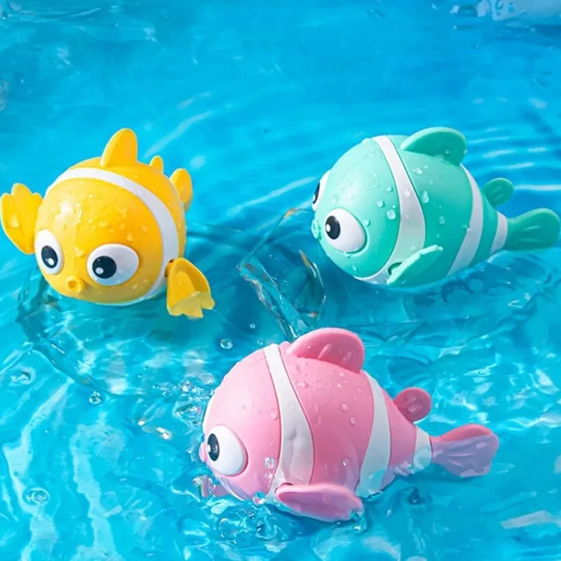 Brinquedos de banho de natação palhaço peixe banho brinquedo para crianças flutuante acabar brinquedos para menino menina recém-nascido banheira do bebê brinquedos da criança