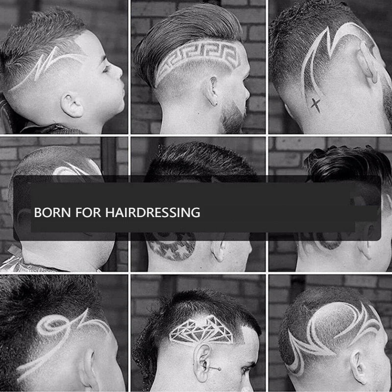 Barber trimmers Aparadores de barbeiro máquina de cortar cabelo elétrica aparador de cabelo sem fio masculino barbeiro máquina de cortar cabelo.