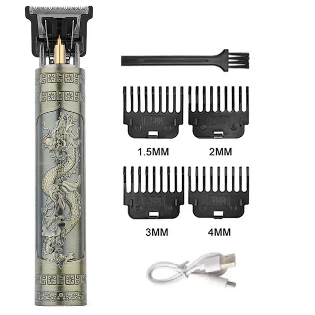 T9 máquina de cortar cabelo barba barbear aparador de pêlos do corpo máquina de corte de cabelo elétrica barbeiro profissional homens aparador barbeador