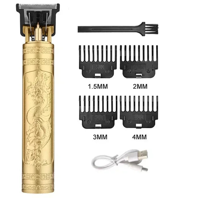 T9 máquina de cortar cabelo barba barbear aparador de pêlos do corpo máquina de corte de cabelo elétrica barbeiro profissional homens aparador barbeador